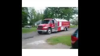 Slideshow Video of Fire trucks in Parade (with country music as background music)