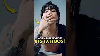 BTS Members Tattoos You've Never Noticed? #bts #tattoo #shorts #kpop