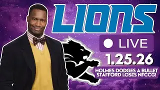 DETROIT LIONS LIVE: Brad Holmes ESCAPES Stafford Reaching 2nd Super Bowl!