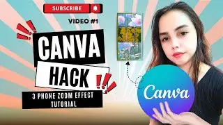 How to Make 3 Phone Screen Animation in One Video | Canva Hack Tutorial for Beginners