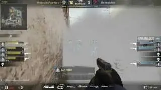 The CS: GO Lurk Master: NiP GeT_RiGhT Ninjas Past 3 Renegade Players in The Smoke
