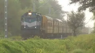 [IRFCA] Fast & Furious ABR Alco WDM3A with Kota-Hisar Express Special heading toward Sikar Junction