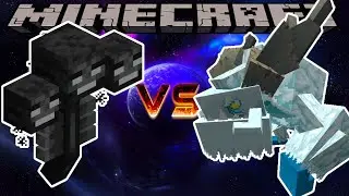 MINECRAFT MOB BATTLE - WITHER VS FROSTMAW