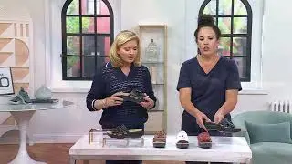 Clarks Collection Adjustable Leather Sandals -Merliah2 Belle on QVC