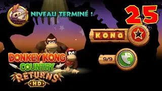 Donkey Kong Country Returns HD #25 - KONG Letters and Cliff Puzzle Pieces!