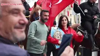 Dünya şampiyonu boksör Elif Nur Turhan coşkuyla karşılandı