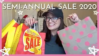 BATH & BODY WORKS SAS HAUL #1 + VS PINK | WINTER 2020