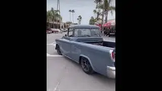 Crazy Grey &lsquo;55 Chevy Cameo Truck!