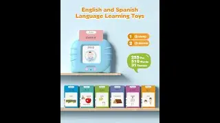 Bilingual Spanish and English Talking Flash Cards