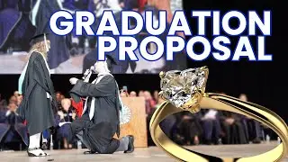 Graduate Student PROPOSES at Commencement!