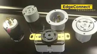 Hubbell Twist Lock Plugs and Flanged Inlets with EdgeConnect&trade; technology install in 10 seconds