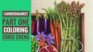 Farmers Market - Part 1: ASPARAGUS COLORING // Chris Cheng