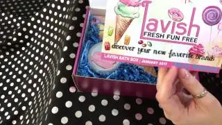 January 2017 Lavish box unboxing