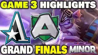 Aster vs Alliance Game 3 SLI Minor Season 3 Grand Finals