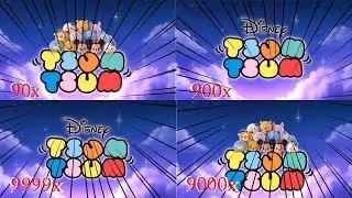 A Tsum Tsum Disney Intro Getting 999999X Speed