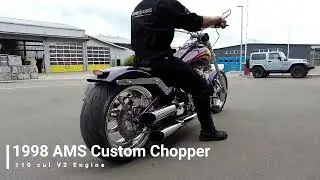 1998 AMS Custom Chopper Stroked EVO Exhaust Sound