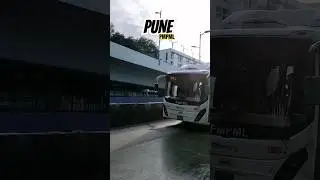 PUNE PMPML PURE ELECTRIC ⚡ AC BUS......#pune #punekar #pmpml #electricbus #citybus #shorts #india