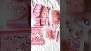 CUTE Stationery Shopping | Sanrio Haul 💗 #kawaii #pink