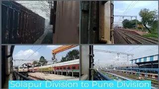 Solapur Division to Pune Division, Daund - Pune Kurla Express