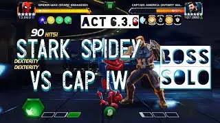 Spider-Man (Stark Enhanced) Destroys Act 6.3.6 Captain America IW - Boss Solo