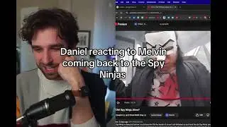 Daniel reacting to Melvin coming back to the Spy Ninjas&nbsp;🤯🤯 #fyp #spyninjas #trending #chadwildclay 