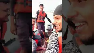 Udayapur Sea Beach Boat Ride ⛵ #kjvlogsodisha #minivlog  #shortsfeed