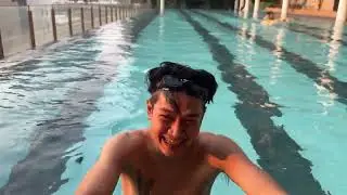 Swimming Test 150 meters and 2 minutes floating