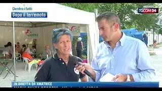 Amatrice: le attività sociali di Anpas per i cittadini / TgCom24