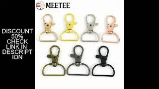 10-50Pcs 20/25mm Bag Strap Buckles Metal Lobster Clasp Swivel Clip Snap Hooks Buckle For Webbing Key