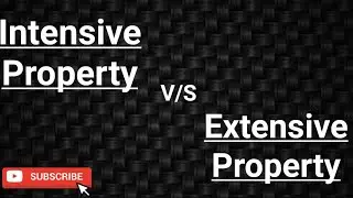Intensive properties|Extensive properties|Why density is an intensive property?