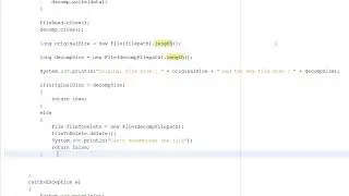 How to Decompress a File Using Java (Text Based Files)