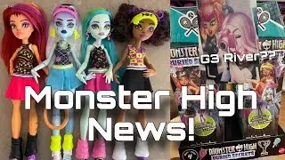 MONSTER HIGH NEWS! Buried Secrets 4 Courtside Fangout found! NEW Ghoulia! +G3 River leaks??