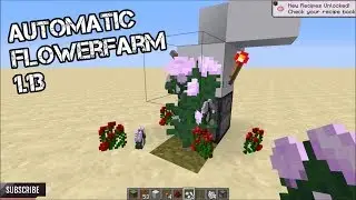 Minecraft 1.13: Автоматическая цветочная ферма *РАБОТАЕТ*: миф разрушен | RobinKing