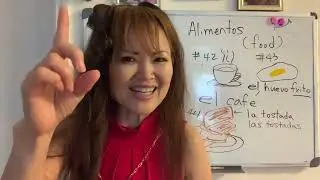 (For kits/Spanish Word 44)@SonyYu los alimentos- the toast / la tostada, las tostadas