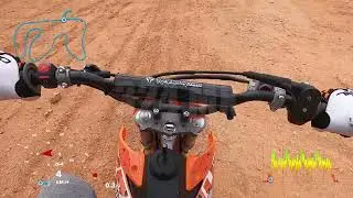 PITBIKE AT KART TRACK - YCF 125