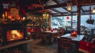Christmas Tree Lights + Crackling Fire (1 Hour Cozy Ambience)