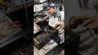 Audio Cassette Recoding Testing Philips Stereo Deck #vintage #cassette #music