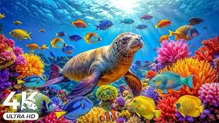Amazing 4K Aquarium Journey – Exotic Coral Fish 🐠 Calm Underwater World for Relaxing Sleep