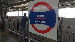 Delhi Metro Pink Line Welcome to Karkarduma