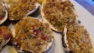 Easy, Stuffed Baked Clams With Prosciutto, Italian Style!