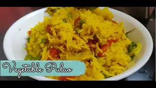 Vegetable pulao | सब्जी पुलाव | Quick and easy recipe ready in 10 minutes