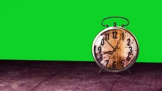 Old Alarm Clock Green Screen || Clock Animation  Along with seconds HD|| iNDIAN MOM HOME AND CARE ||