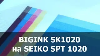 Stable printing BIGINK SK1020 on SEIKO SPT 1020 / Стабильная печать BIGINK SK1020 на SEIKO SPT 1020