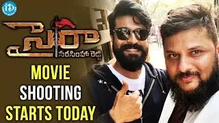 Megastar Chiranjeevi&rsquo;s Sye Raa Narasimha Reddy Movie Shooting Starts Today