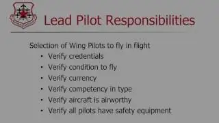 Red Star Pilots Association Wing Ground School