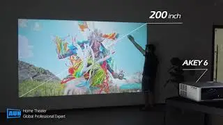 AUN Full HD Projector AKEY6/S Review Price Aliexpress VS Gearbest