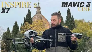 DJI MAVIC 3 CINE vs DJI INSPIRE 2 ZENMUSE X7 - TEST E CONFRONTO PRORES: CHI VINCE?
