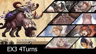 Octopath Traveler COTC [GL/SEA/KR] : Avar the Bestial Claw EX3 (4Turns)