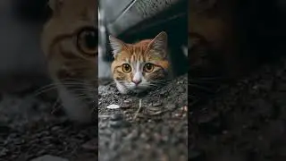 cat is under the cat 😔😔 #cat #car#justice