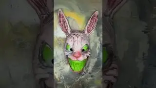 I repainted a Spirit Halloween Mask! 💀🎨 #diy #painting #halloween #art #fnaf #mask